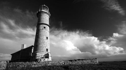 Old Light on Lundy Island in the Bristol Channel