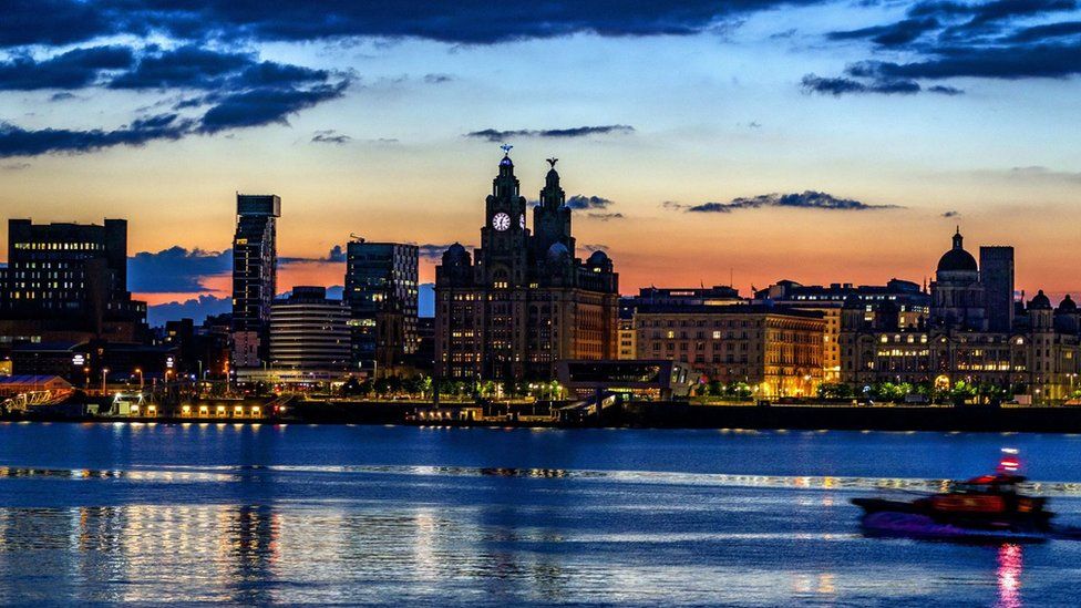 Liverpool city centre skyline