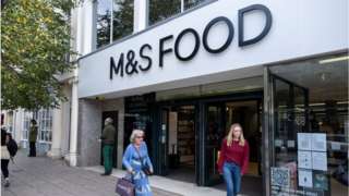 Customers outside an M&S