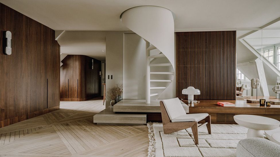 Véronique Cotrel’s Stairway to Heaven design was inspired by American mid-century modernism (Photography: Amaury Laparra)