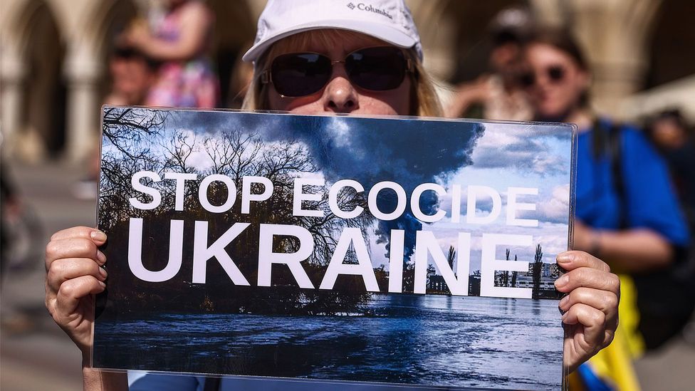 Ukraine is pushing to include "ecocide" in the crimes recognised by the Rome Statute of the International Criminal Court (Credit: Getty Images)