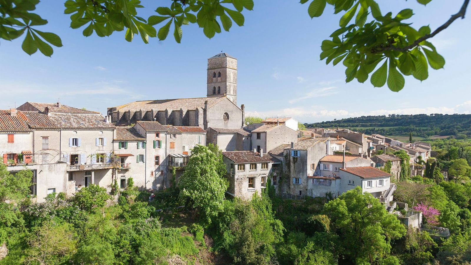 The small village of Montolieu is southern France's only official Book Village (Credit: Alamy)